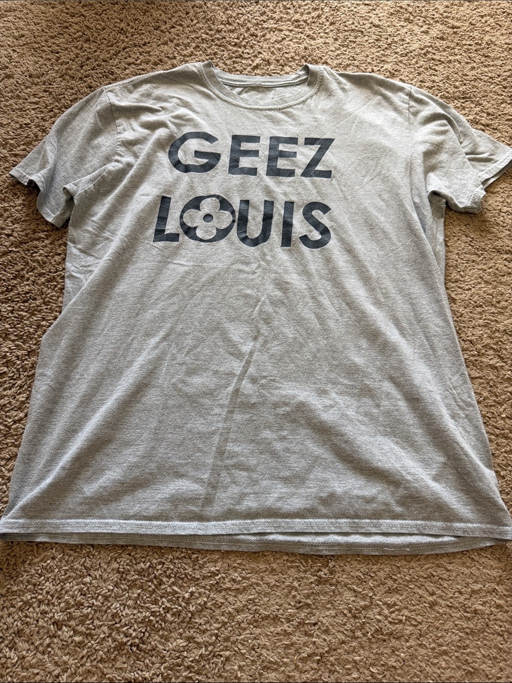 Geez Louis Gray Graphic Tee